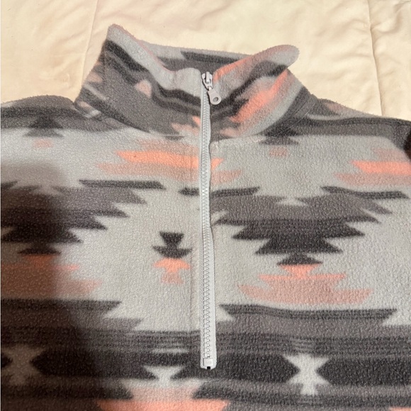 Wallflower Gray and Cream Patterned Pullover - Picture 2 of 3